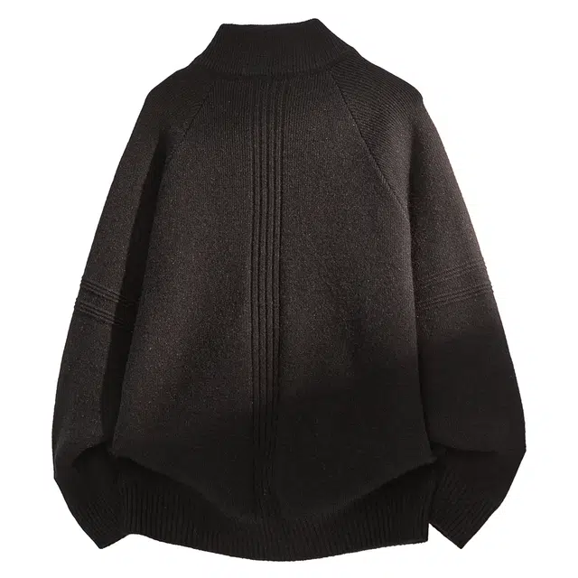 吾皇猫 慵懒风美式复古基础款高街简约百搭套头秋冬款打底衫舒适透气学生党长袖针织冬季保暖上衣内搭休闲半高领毛衣 男女同款