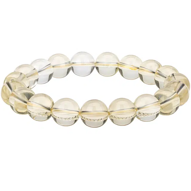 老庙 招财进宝时来运转八方来财黄晶小众寓意好转运暴富#好运 礼盒装天然 黄水晶 手串 男女同款情侣款