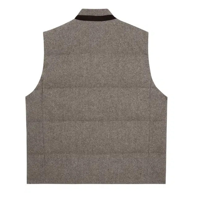 丹宁哲学 都市艺术家 高品质羊毛骆驼绒桑蚕丝混纺马甲 男款