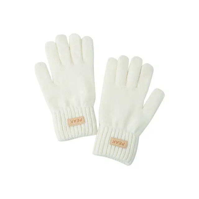 【可触屏】 匹克 秋冬必备保暖防寒潮流时尚骑行健身运动跑步滑雪 腈纶 绒线手套 男女同款情侣款