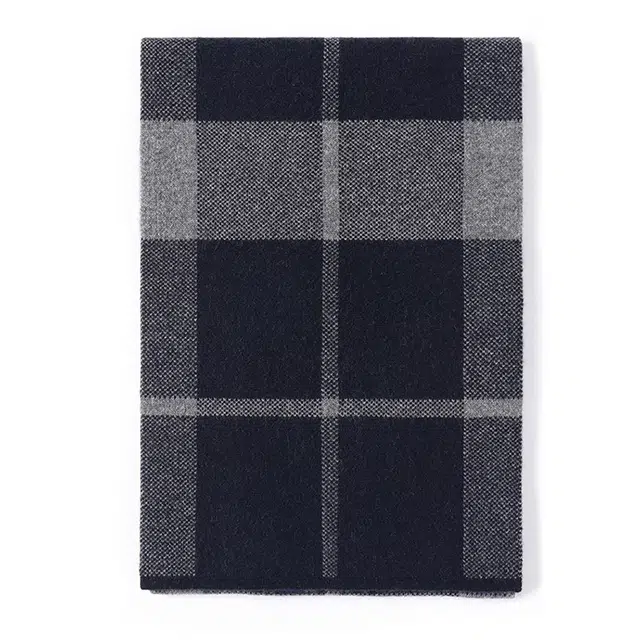 心水好物 高档商务百搭保暖 羊毛 绒线围巾 男女同款情侣款