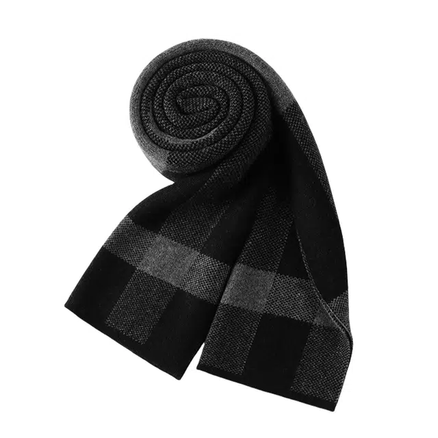 心水好物 高档礼盒装羊绒针织 羊毛  绒线围巾 男女同款情侣款