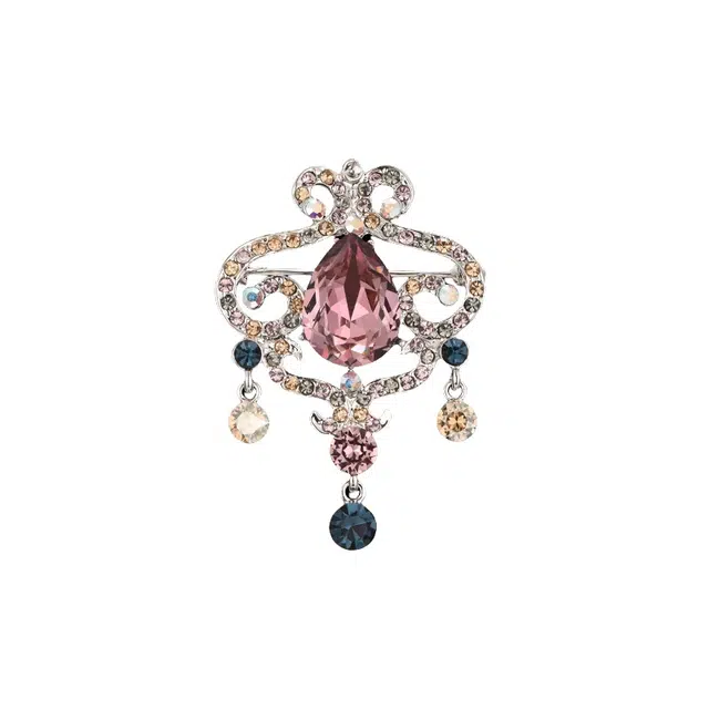 兰盈 皇冠胸花轻奢小众 奥地利水晶 胸针 男女同款情侣款