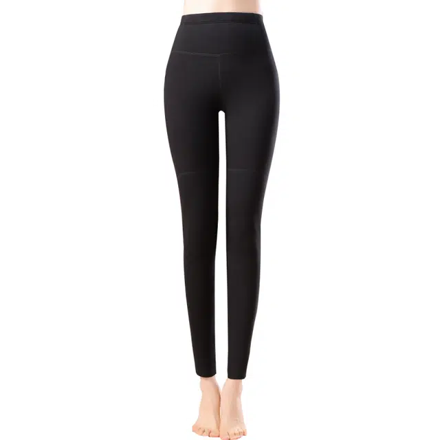 古今 【含绵羊毛护膝】女士秋裤女轻暖弹力长裤打底裤女秋冬季保暖裤 女款