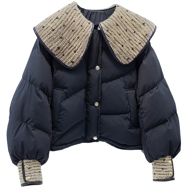 Cypress 90 White Duck Down Beaded Coat