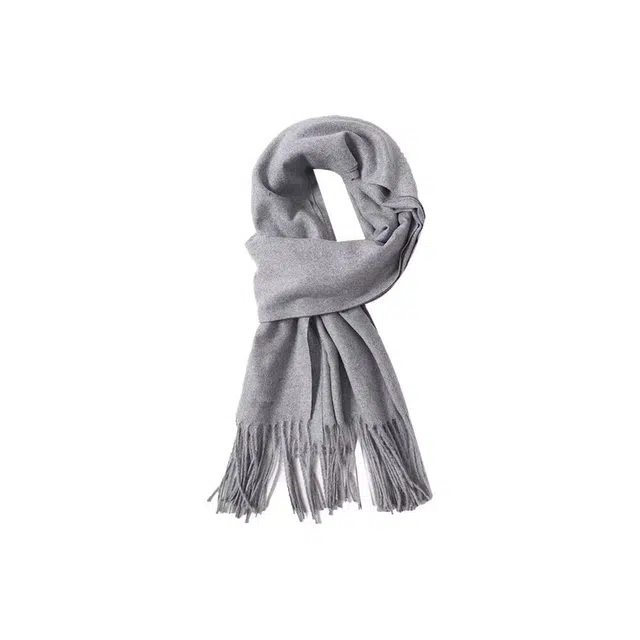 恩僾德 小众高颜值氛围感流苏 涤纶 绒线围巾 男女同款情侣款