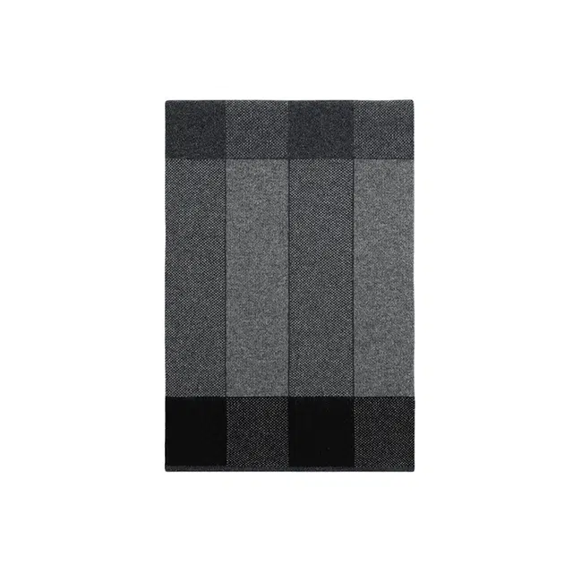 心水好物 商务百搭韩版羊绒格纹针织 羊毛 绒线围巾 男女同款情侣款