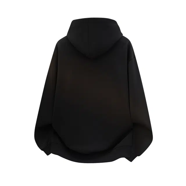 PAUL COSTELLOE Down Hoodie Embroidered Logo