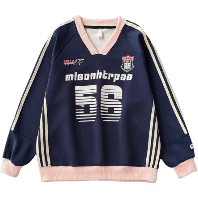 沐诚阳译 美式球服国潮宽松运动风情侣装上衣潮卫衣 男女同款