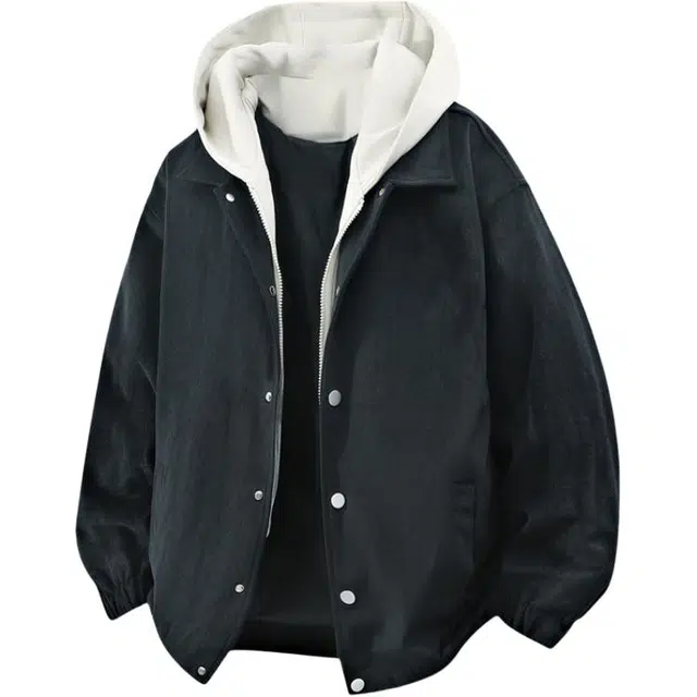 爱爸爸 时尚中性休闲港风运动连帽夹克 男女同款