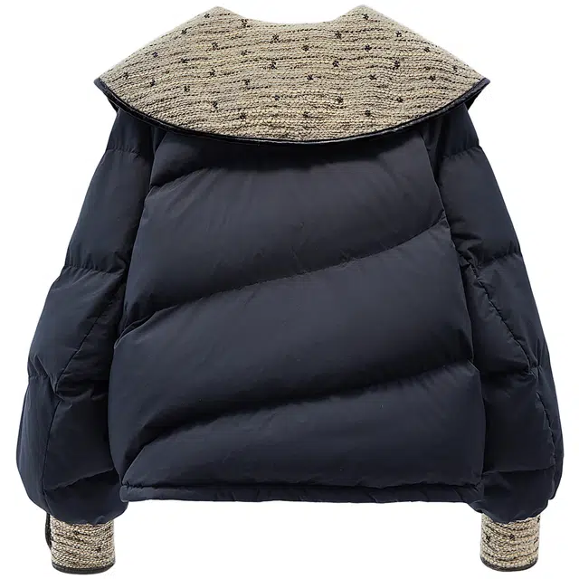 Cypress 90 White Duck Down Beaded Coat