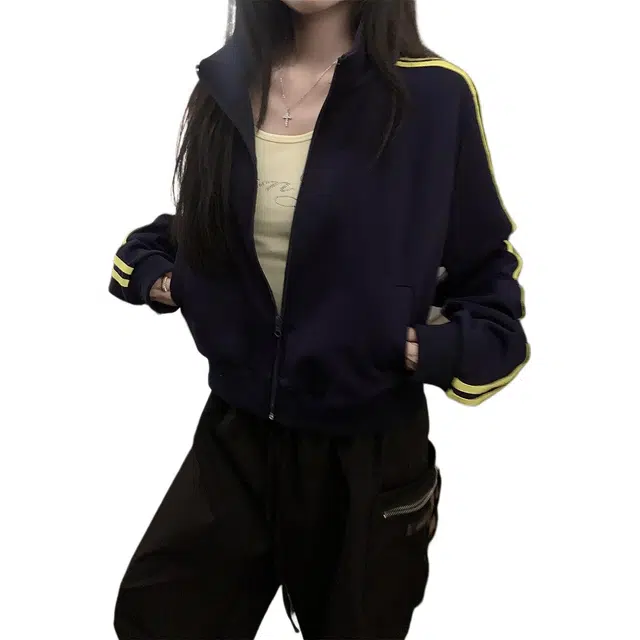 丝絮丝绸 秋冬季复古立领时尚简约舒适外套卫衣 男女同款