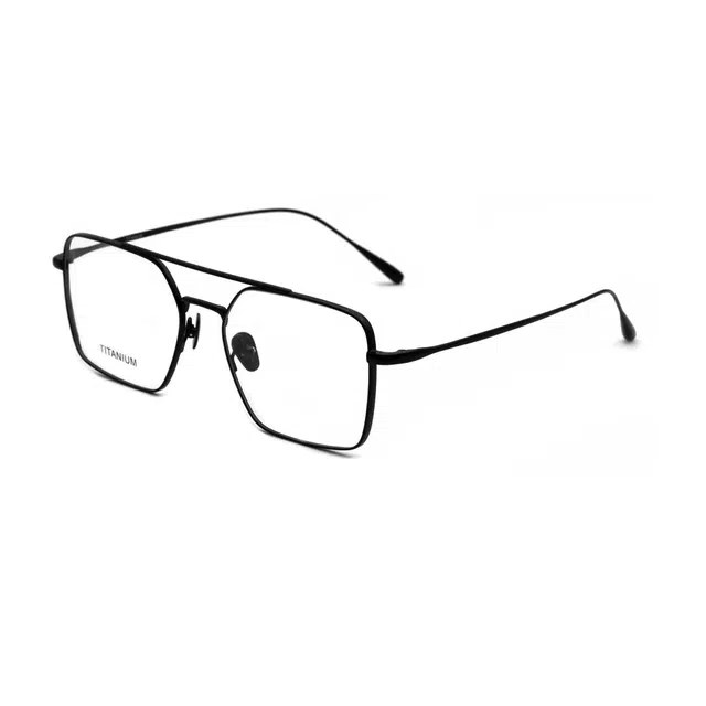 【可配近视】 小罗弟 超轻钛 钛合金 飞行员式 光学眼镜 男女同款情侣款 金色