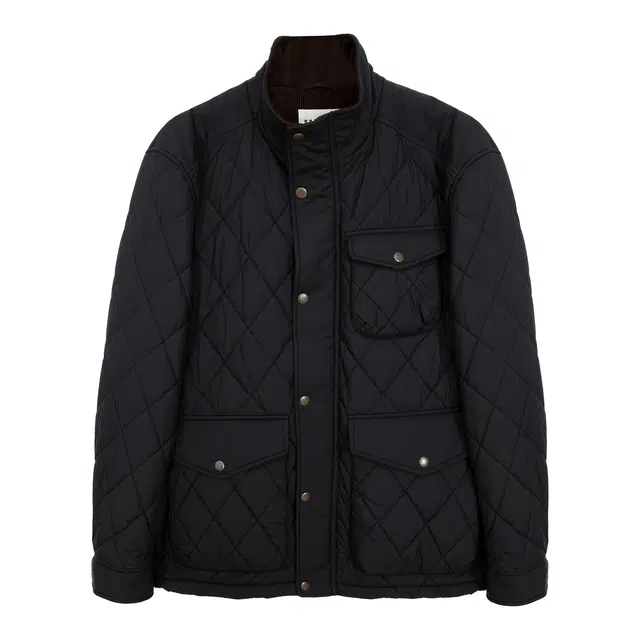 丹宁哲学 致敬经典 菱形绗缝羊毛棉填充 秋冬季棉服 男款