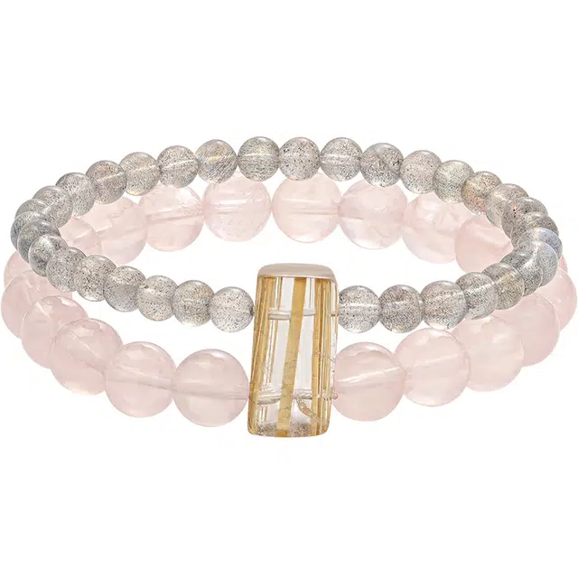 【初恋】 老庙 芙蓉石 森系甜美 轻奢时尚高级感显气质 日常通勤百搭 女生 #好运天然 粉水晶 手串 女款