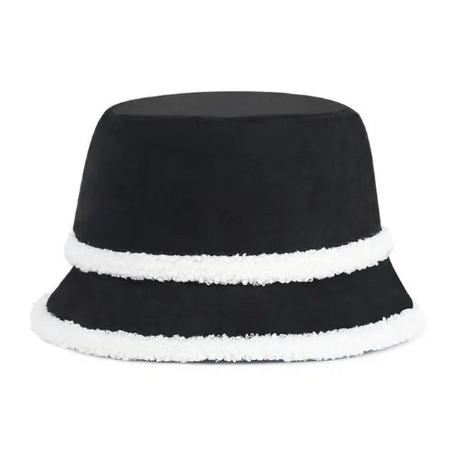 肯默 简约优雅时尚潮流百搭 鹿皮绒 渔夫帽 男女同款情侣款