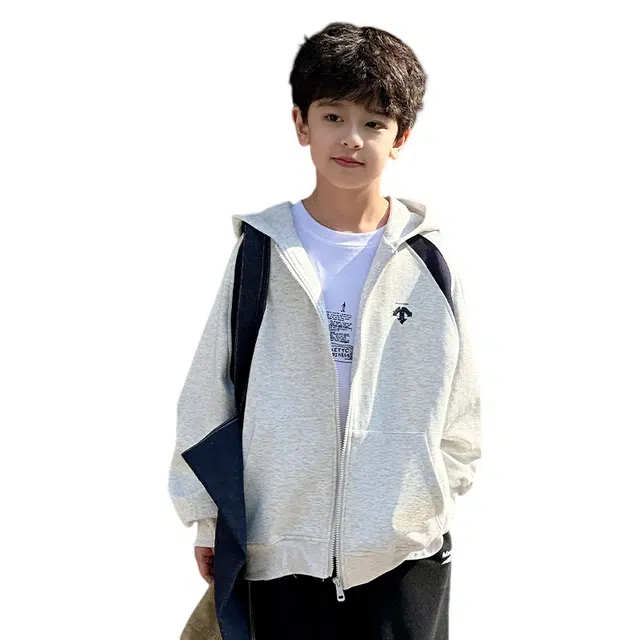 浪莎休闲夹克 春秋 时尚拼色连帽外套 青少年