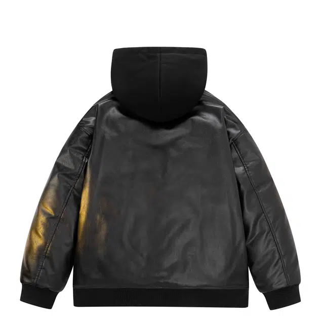 巴塞罗那足球俱乐部 美式街头连帽基础款面包服个性加厚保暖舒适外套棉服 男女同款