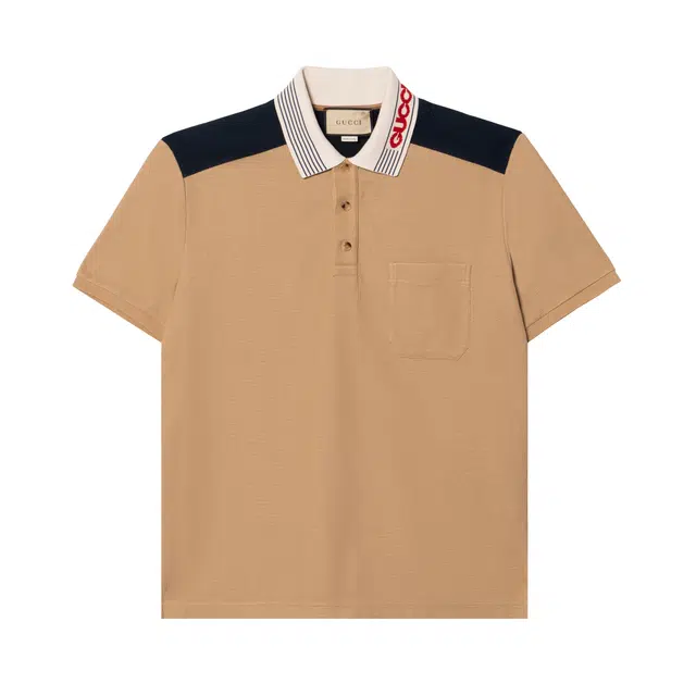 GUCCI SS23 Polo Shirt Yellow
