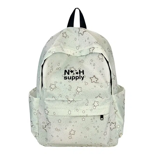 泰格奴 小清新休闲高颜值精美潮版韩版初高中生大学生上课百搭书包 牛津布 双肩包 常规 女款 多色