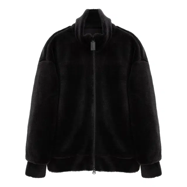 丹宁哲学 暖糯北极熊 美丽奴纯羊毛颗粒羊羔绒夹克 男款