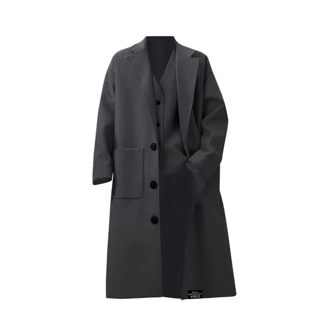 WHELVE KIRHNE Detachable Long Coat