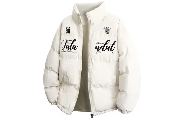 图兰朵 美式高街字母印花棉袄外套潮流百搭休闲宽松舒适保暖棉服 男女同款