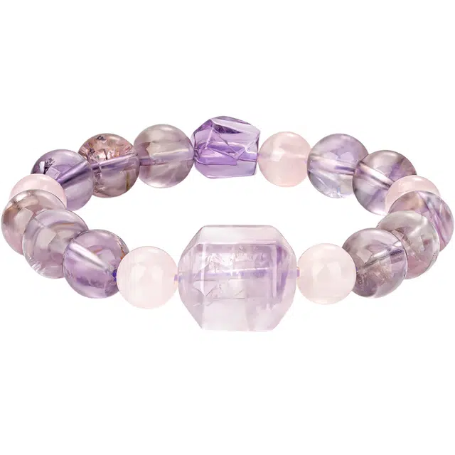 【紫气东来】 老庙 紫 高级 森系甜美 轻奢时尚高级感显气质  小众设计 日常通勤百搭 女生 礼盒#好运天然 紫水晶 手串 女款