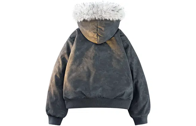 No Tears Mountain Eagle Hoodie Parka Jacket