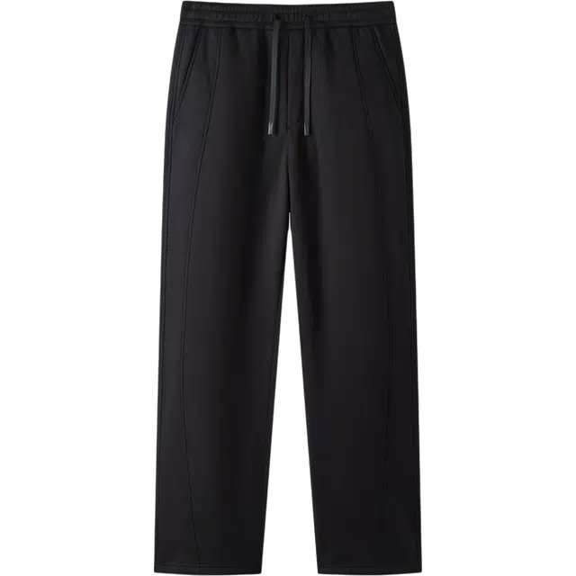 森马 发热抑菌针织卫裤宽松直筒休闲裤 男款