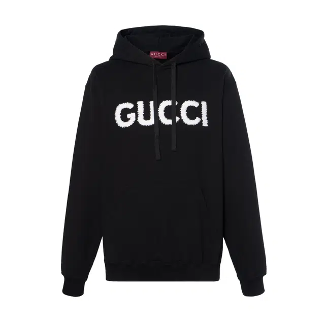 GUCCI FW24 Logo Hoodie Black