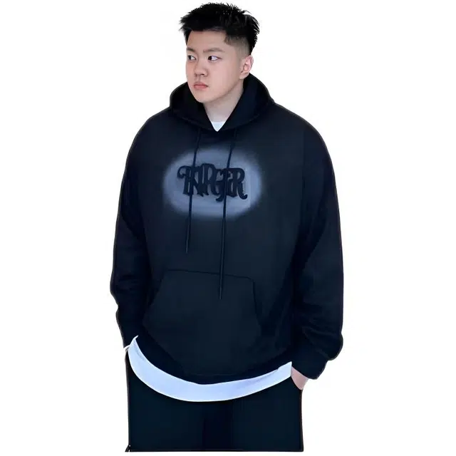 天才小熊 美式复古潮流时尚简约轻便小众设计高颜值宽松舒适百搭女装上装卫衣 女款