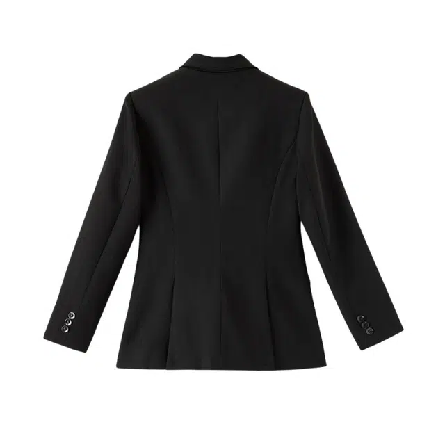 晚白 一粒扣设计版型挺括修身有里衬，西装 女款