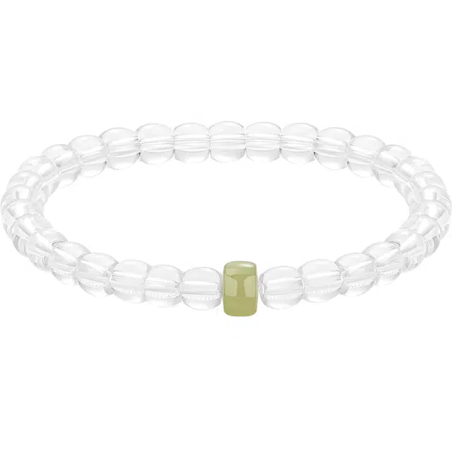 【文艺纯净】 老庙 通透 温润转运珠  简约雅致双向奔赴 质感细腻 光泽莹润 小众 灵动精巧天然 白水晶 手串 女款