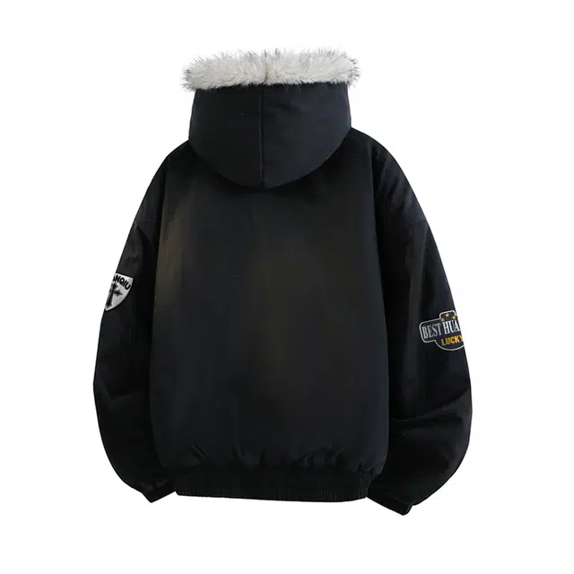 HUANQIU Barn Style Fleece Jacket
