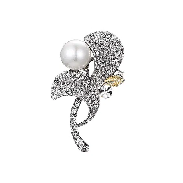 兰盈 墨兰 环保合金 胸针 女款