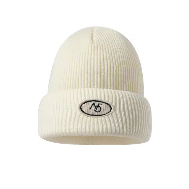 15 MINS Knit Letter Pullover Hat