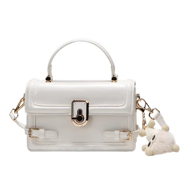 米囹 高品质 小方包 单肩斜挎包 小号 黑色