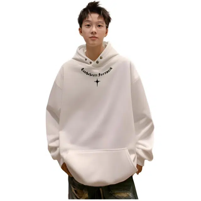 木木兔 经典潮牌美式高街长袖男生秋冬潮流穿搭冬天时尚轻奢百搭冬季衣服国潮宽松简约连帽上衣卫衣 男女同款