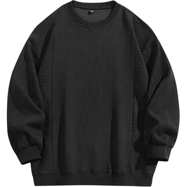 爱爸爸 潮流休闲潮流百搭时尚简约经典有范个性风格舒适圆领宽松卫衣 男款