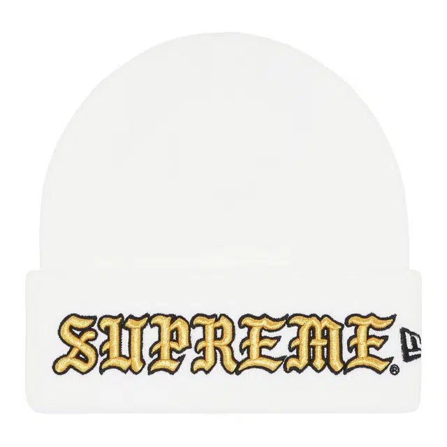 SupremexNew Era FW25 Week 7 Old English Beanie