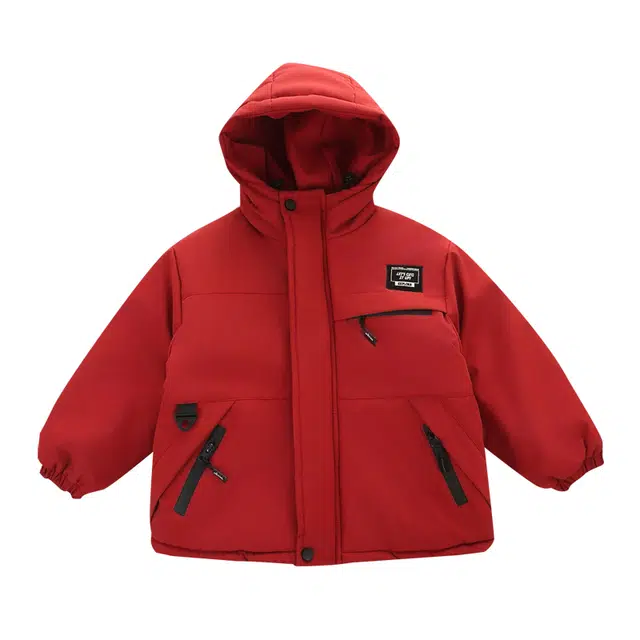 木清清夹克 帅气潮流加厚户外防风保暖外套 儿童款