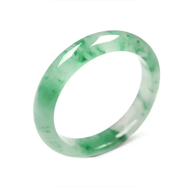 【高品质】 翠雅金楼 新中式平替飘花冰润 气质温婉东方雅韵旗袍汉服手饰 百搭优雅大气长辈好运天然 独龙玉 石英岩玉手镯 女款