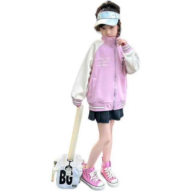 黑恐龙棒球服 外套年春秋款秋天潮宝青少年中大童痞帅长袖高级感经典