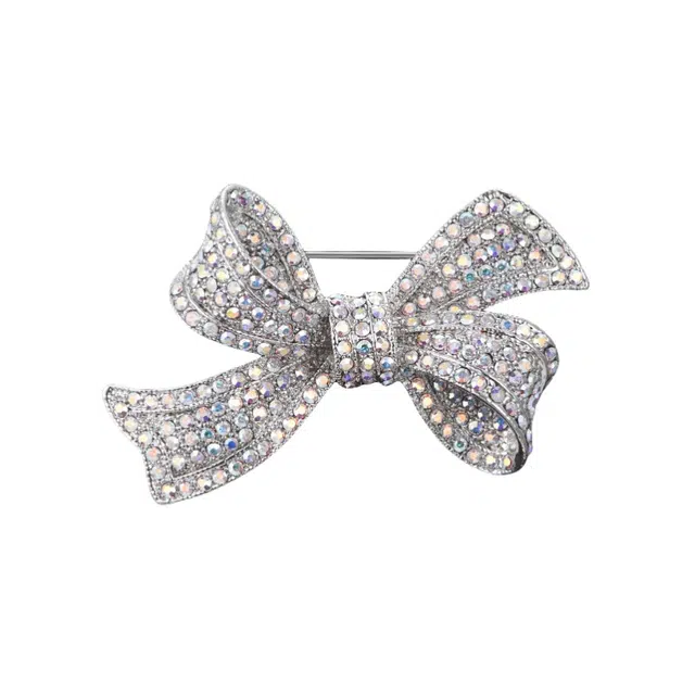 兰盈 蝴蝶结 环保合金 胸针 女款