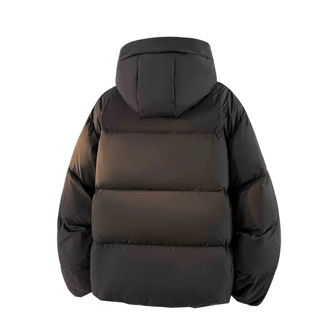 巴塞罗那足球俱乐部 美式高街学院风品牌印花基础款保暖连帽休闲宽松山系户外运动百搭无性别主义外套加厚面包棉服 男女同款