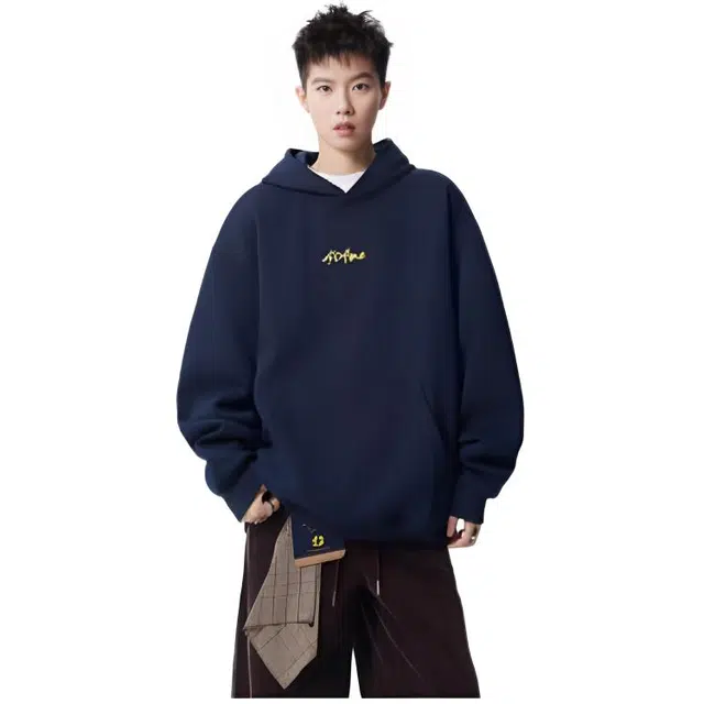 木木兔 经典潮牌美式高街长袖男生秋冬潮流穿搭冬天时尚轻奢百搭冬季衣服国潮宽松简约连帽刺绣情侣上衣卫衣 男女同款