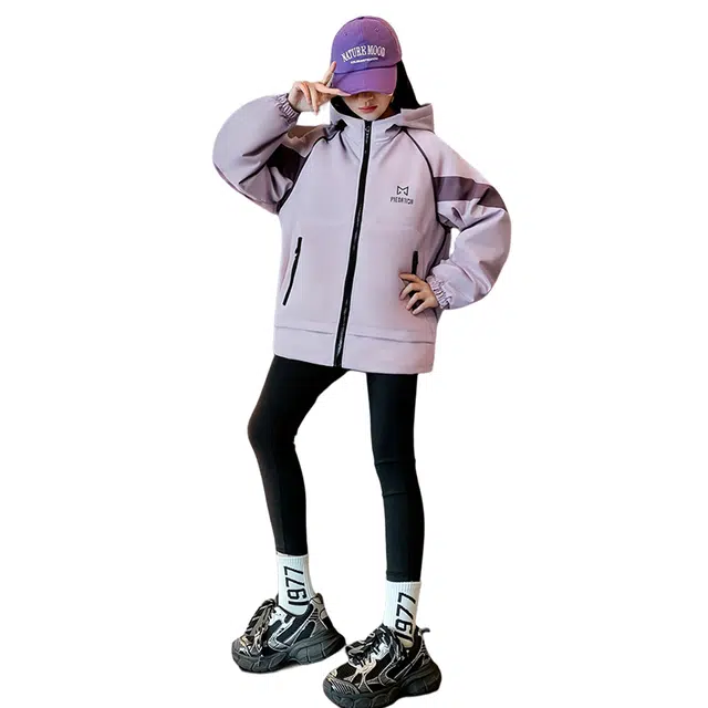 黑恐龙棒球服 春秋款秋天潮宝青少年中大童痞帅长袖高级感经典