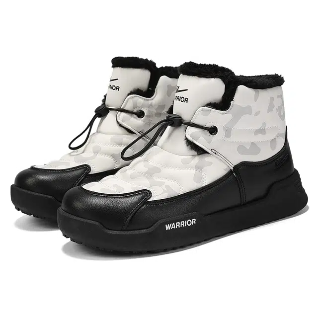 Warrior Snow Boots White Black