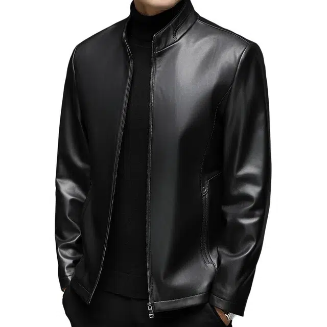 太子龍 外套立领中青年潮流帅气高端品质经典设计皮衣 男款